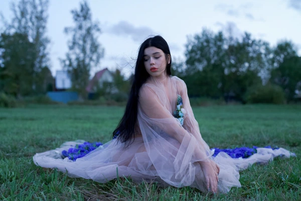 Blue Roses Dress 3